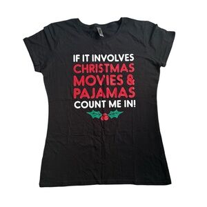 Instant Message Christmas Tee Size Large